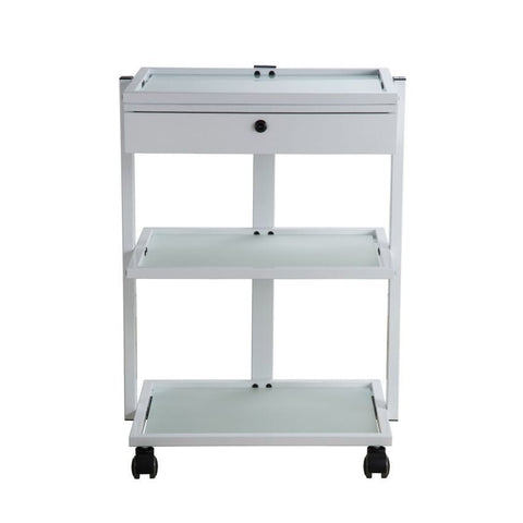 Silverfox Glass 3 - Tier Beauty Trolley 1040 - GreenLife - Trolley