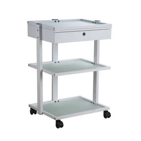 Silverfox Glass 3 - Tier Beauty Trolley 1040 - GreenLife - Trolley