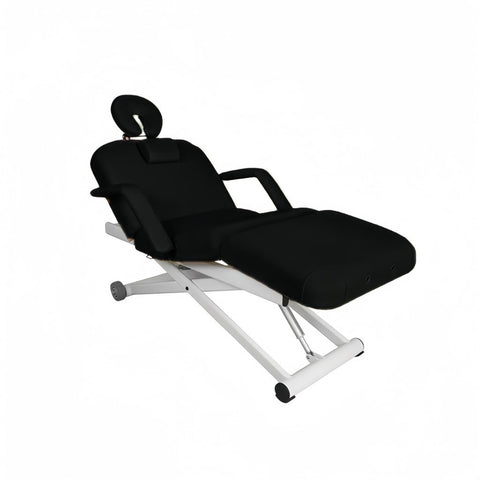 SilverFox 3 motors 4 Section Electric Massage Table 2274B with Hand Controller Cream / Black - GreenLife - Electric SPA Bed