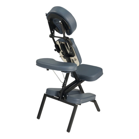 Master Massage - The PROFESSIONALPortable Massage Chair Package with Wheeled Case, Royal Blue - GreenLife - Massage Chair