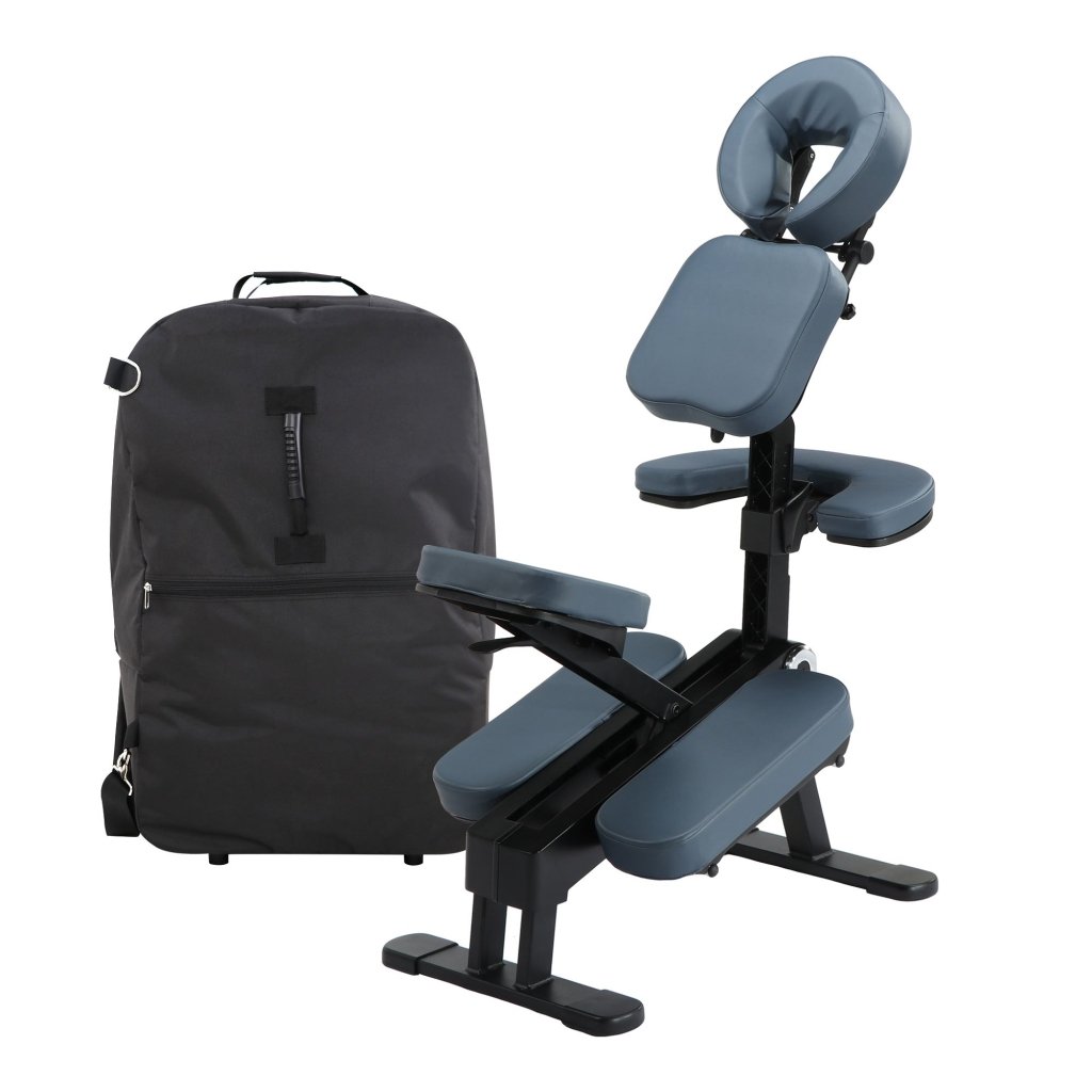 Master Massage - Master Massage Gymlane Portable Massage Chair Royal Blue - GreenLife - Massage Chair