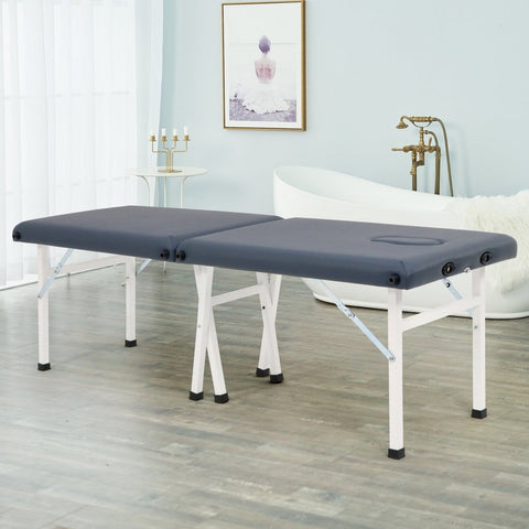 Master Massage 24inch Harmon Economic Portable Massage Table, Royal Blue - GreenLife - Massage Tables