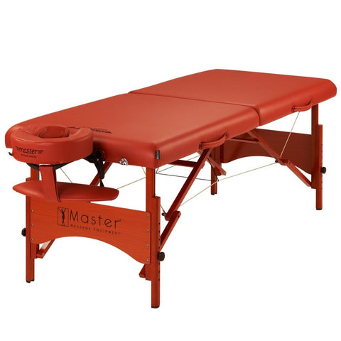 Master Massage 28inch FAIRLANEPortable Massage Table Package with Ambient Light - GreenLife - Massage Tables