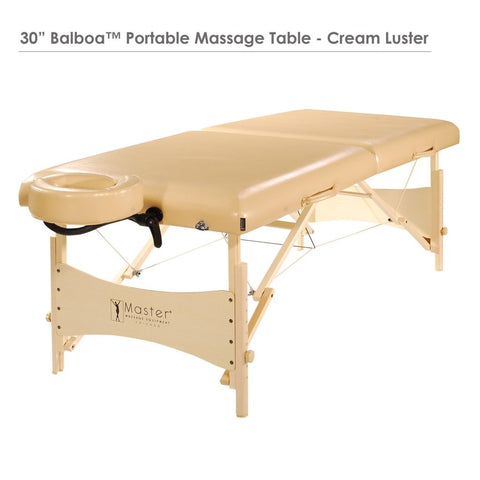 Master Massage 30inch BalboaPortable Massage Table NO - Frills Package with Ambient Light - GreenLife - Massage Tables