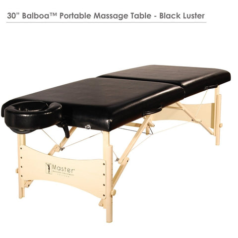 Master Massage 30inch BalboaPortable Massage Table NO - Frills Package with Ambient Light - GreenLife - Massage Tables