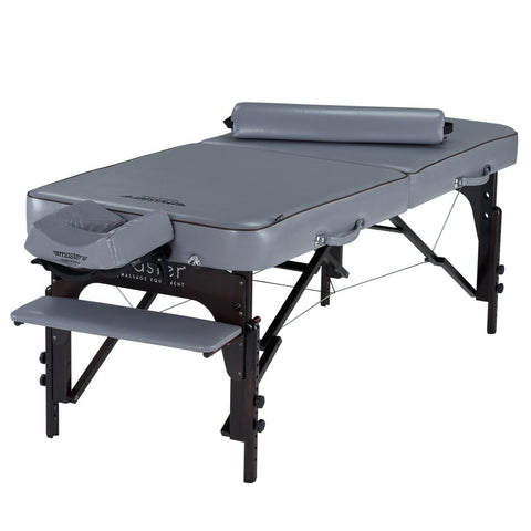 Master Massage 30inch Montour Memory Foam Portable Massage Table Package with Ambient Light System - GreenLife - Massage Tables