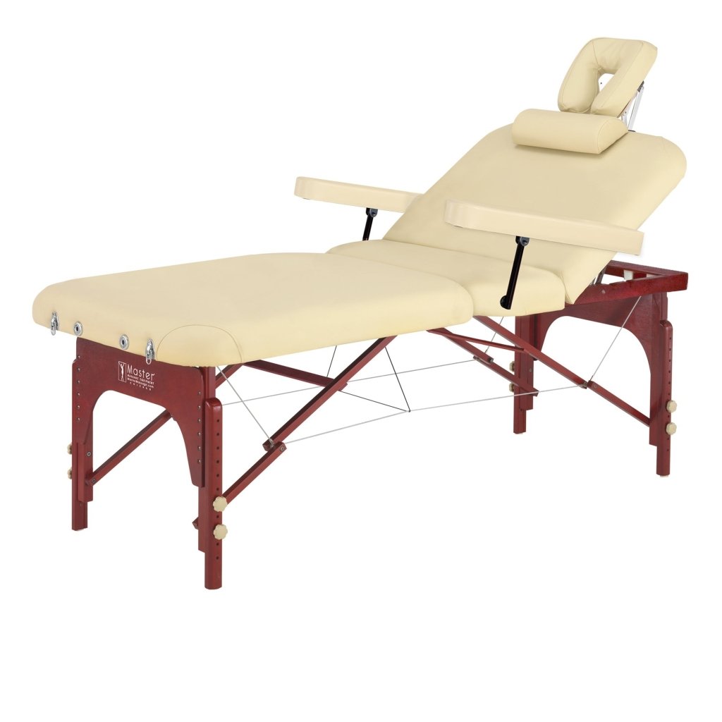 Master Massage 31inch SPA MASTER Salon Portable Massage Table Package - Lift - Back Action - GreenLife - Massage Tables