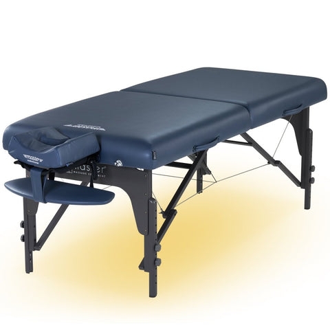 Master Massage 31inch MontclairPortable Massage Table Package (Black) with Ambient Light System - GreenLife - Massage Tables