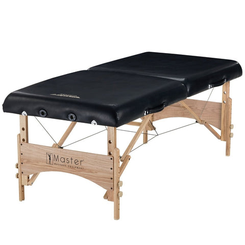 Master Massage 32inch HUSKY GIBRALTARXXL Portable Massage Table Package with Ambient Light System - GreenLife - Massage Tables