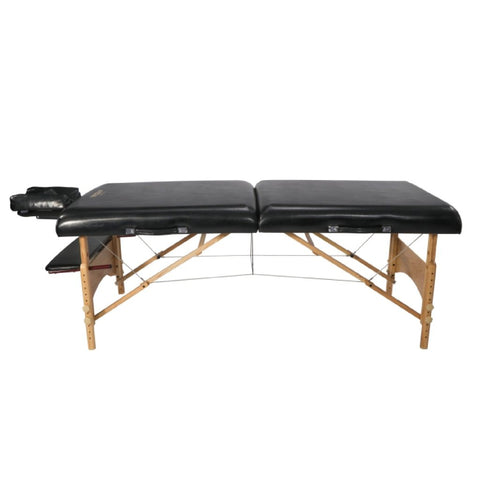 Master Massage 32inch HUSKY GIBRALTARXXL Portable Massage Table Package with Ambient Light System - GreenLife - Massage Tables