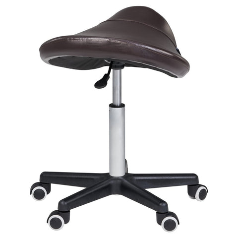 Master Massage Ergonomic Swivel Saddle Stool, Posture Chair with a Durable Pneumatic Hydraulic Lift (Rich Coffee Color) - GreenLife - Massage Chair