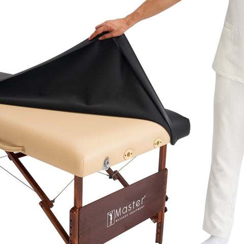 Master Massage Universal Fabric Fitted PU Vinyl Leather Ultra - Durable Protection Cover Sheet for Massage Tables - GreenLife - Accessories