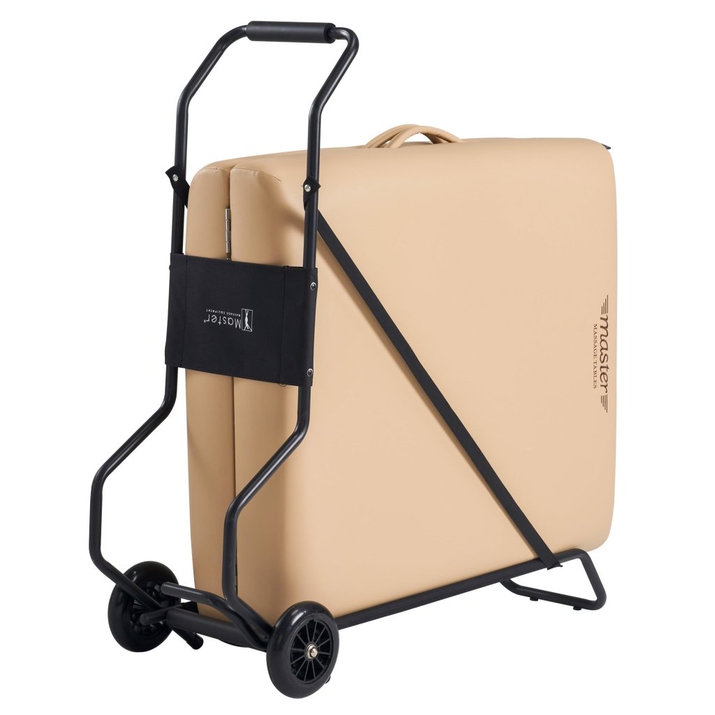 Master Massage Universal Foldable Massage Table Cart for Portable Massage Beds - Lightweight Massage Table Folding Travel Skate with Large Rubber Wheels Fits Most Brands & Sizes - GreenLife - Accessories