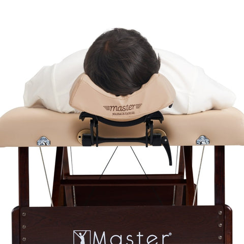 Master Massage Ergonomic Dream/ED - Universal Size Face Cradle for Massage Table - Salon Bed Headrest Cradle - 6 Way Adjustable Head Face Pillow Cushion Support Bracket - Face Rest and Face Cushion Platform - GreenLife - Accessories