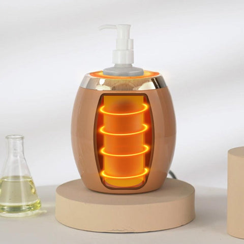 Master Massage Golden Touch Single Bottle Massage Oil Warmer - Professional Massage Lotion Heater with Empty Bottle - Original Design Massage Cream Heating Device - One Dispenser Bottle Heating Furnace - GreenLife - Accessories