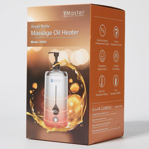 Master Single Bottle Massage Oil Warmer Lotion Warmer Dispenser Heated for Body Cream Heating Device for Massage Therapy & Personal Use - Quick Oil & Lotion Warmer Heats up - GreenLife - Accessories