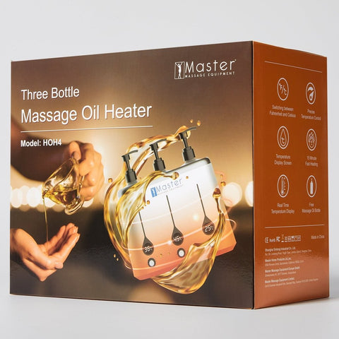 Master Three Bottle Massage Oil Warmer Lotion Warmer Dispenser Heated for Body Cream Heating Device for Massage Therapy & Personal Use - Quick Oil & Lotion Warmer Heats up - GreenLife - Accessories