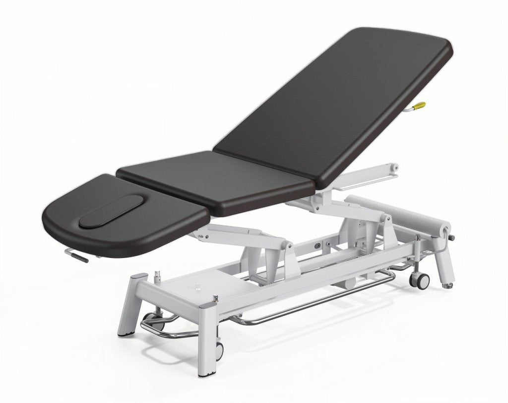 VIVINOVA® German Dewert® motor ETC Cabell Physiotherapy Chiropractic Electric Massage Treatment Table Medical Bed - Black - GreenLife - Electric Massage Table