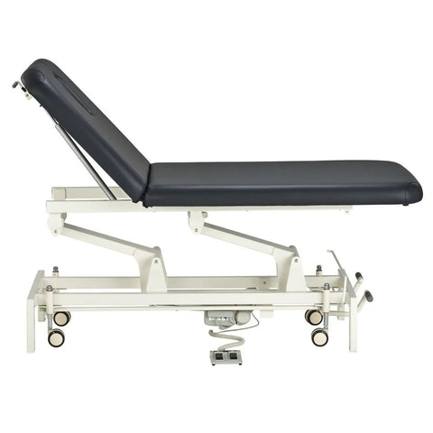 VIVINOVA® German Dewert® Motor Davos - Tilt 2 Section Electric Massage Table for Therapy RMT Treatment Bed Black - GreenLife - Electric Massage Table