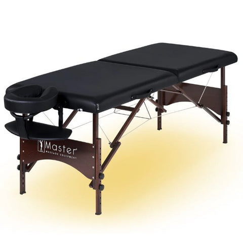 Master Massage 28'' Argo Portable Massage Table Package Walnut Legs Package - GreenLife - Massage Tables