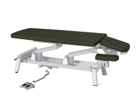 VIVINOVA ® German Dewert Motor 27" Width Echo Series Basic Electric Examination Chiropractic Treatment Bed Physiotherapy Table for Hospital and Chiropractor RMT Clinic Black - GreenLife - Electric Massage Bed