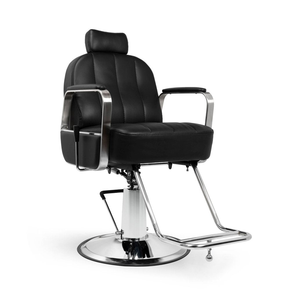 Lanvain ® Andrew CANADA Barber Styling Chair 155A Reclining - GreenLife - Barber Chair