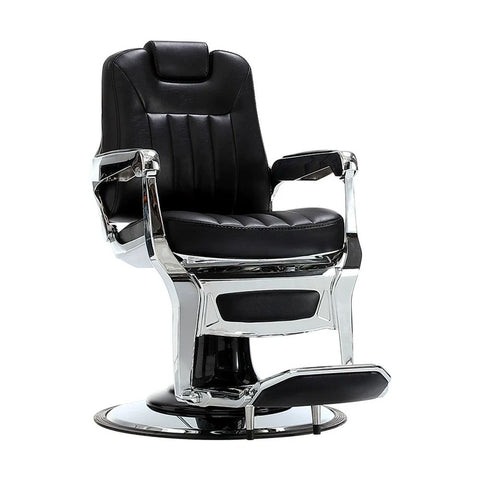 H.Master® Vintage Barber Chair Reclining Chair with Backrest - GreenLife - Barber Chair