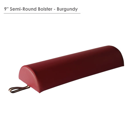 Master Massage 9inch semi bolster burgundy