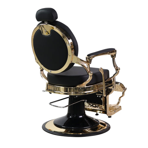 GreenLife ® Classic Barber Chair for Salon with Gold Frame 50839-E1