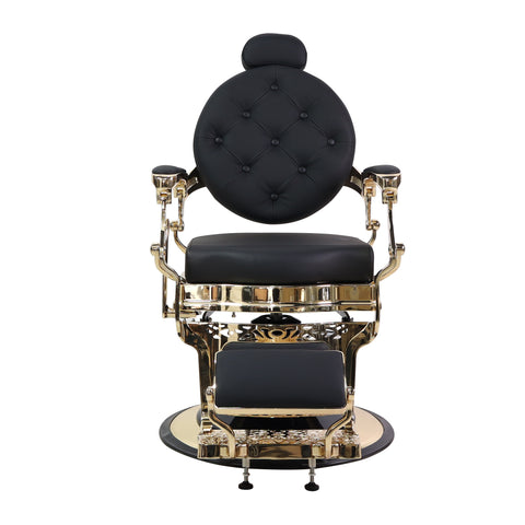 GreenLife ® Classic Barber Chair for Salon with Gold Frame 50839-E1
