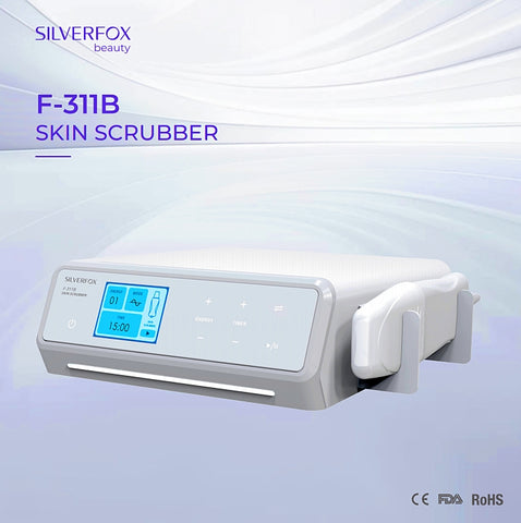 Silverfox Ultrasonic Skin Scrubber Instrument F-311B Only Used For Beauty