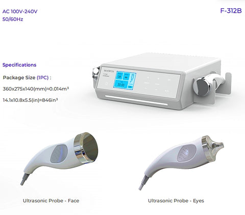 Silverfox Ultrasound Skin Treatment Device F-312B Only Used For Beauty
