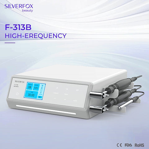 Silverfox Commercial Galvanic High Frequency Facial Machine F-313B