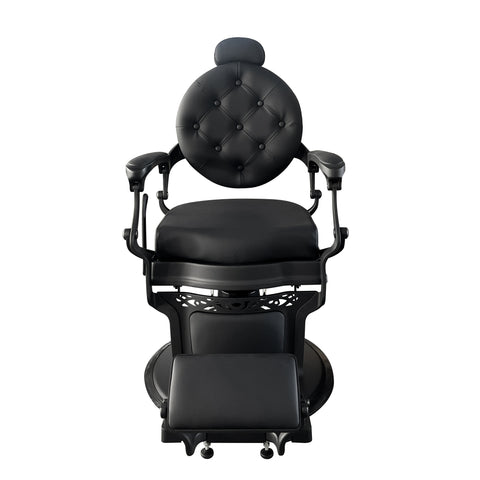 Matt Black Barber Chair 50839-E1 Modern Salon Chair for SPA and SALONS - GreenLife Canada