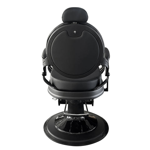 Matt Black Barber Chair 50839-E1 Modern Salon Chair for SPA and SALONS - GreenLife Canada