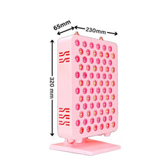PRO100 72pcs LED dual Chips 8 Waves Desktop Led Red Light Therapy Machine Panel With Bluetooth & App Alarm Clock