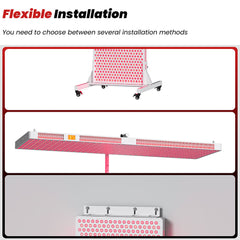 9 Waves 1152pcs LED dual Chips 1060nm Red Light Therapy Panel for Clinic Full-Body