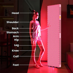 600MAX 576pcs Advanced 8 Spectrum Full Body Red Light Therapy Panel
