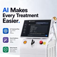 FirstLight Diode Laser 3 Wavelengths Hair Removal Laser Machine 1200W CSA Certificated