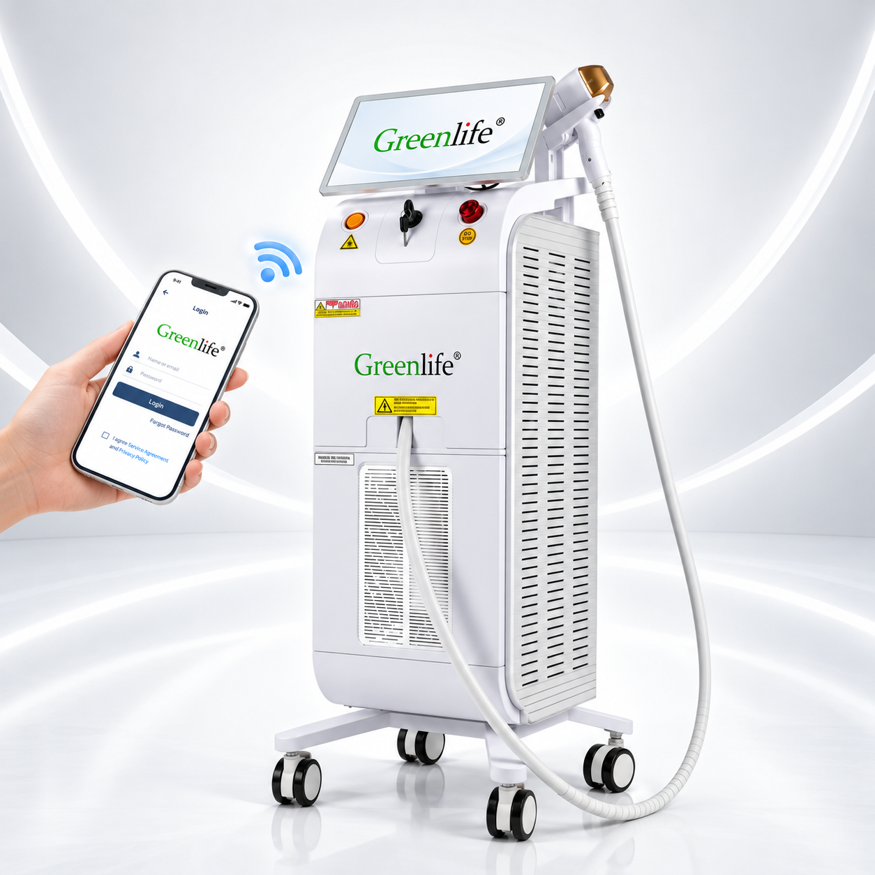 FirstLight Diode Laser 3 Wavelengths Hair Removal Laser Machine with MDL# 1200W CSA Certificated