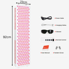 PRO300 216PCS Leds Full Body Dual Chips 8 Wavelengths 630/1060 nm Red Light Therapy Full Body Infrared Therapy Panel Red Light Panel - Greenlife - Therapeutic modalities
