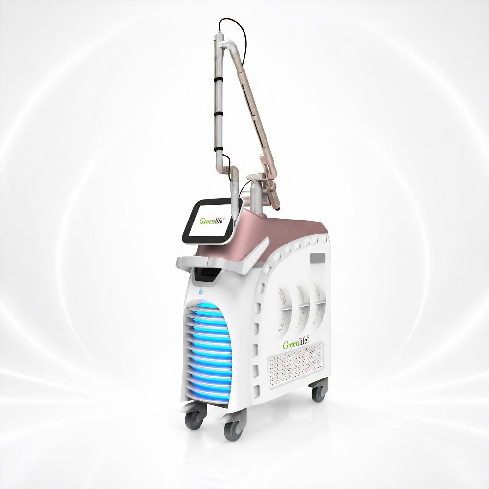 Hollywood Picosecond Pico Laser with Q-Switched Nd Yag Laser Machine for Carbon Peeling facial, Tattoo Removal,  Coffee Spot Removal, Skin Rejuvenation Machine etc.