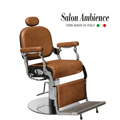 Salon Ambience® Premier Italian Barber Chair for Hairdresser SH/279-6 - Made in Italy - Greenlife - Barber Chair