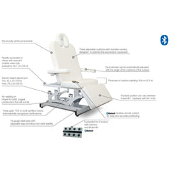 Silhouet Tone ® Laguna Flex 3 Motors Treatments Bed lift SPA table 412003 - Made In Canada