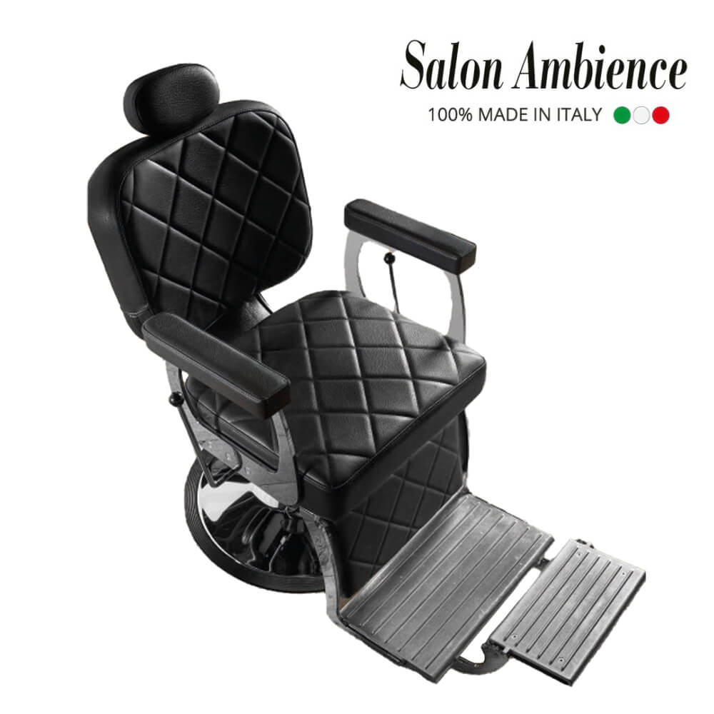 Salon Ambience® Elite+ Barber Chair Disc Base for Hairdresser SH/297 - Made in Italy - Greenlife - Barber Chair