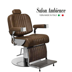 Salon Ambience® Executif Italian Vintage Barber Chair for Hairdresser SH/278 - Made in Italy - Greenlife - Barber Chair