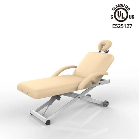 SilverFox 2-motor 2 Section Electric Massage Bed Table  (Silver fox 2274A) with Foot controller or Hand controller