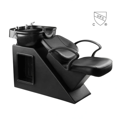 Barber shop sitting shampoo Unit Sink chair with Ceramic Basin with Certification