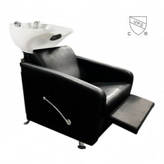 Station de chaise d'évier de bol d'unité de shampooing de lavage à contre-courant de luxe - SU 701