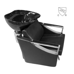 Station de chaise d'évier de bol d'unité de shampooing de lavage à contre-courant de luxe - SU 121